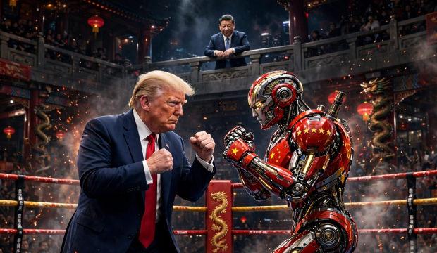 ABD'den dev kilit: Trump &Ccedil;in'in robot ordusuna savaş a&ccedil;tı! Resmen başladı...