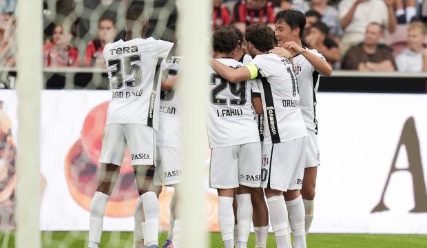 Avrupa'da g&uuml;&ccedil; g&ouml;sterisi! Beşiktaş'tan hatasız zafer