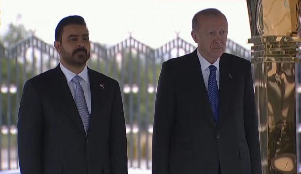 Erdoğan, Irak Başbakanı Ali ez-Zeydi'yi karşıladı!