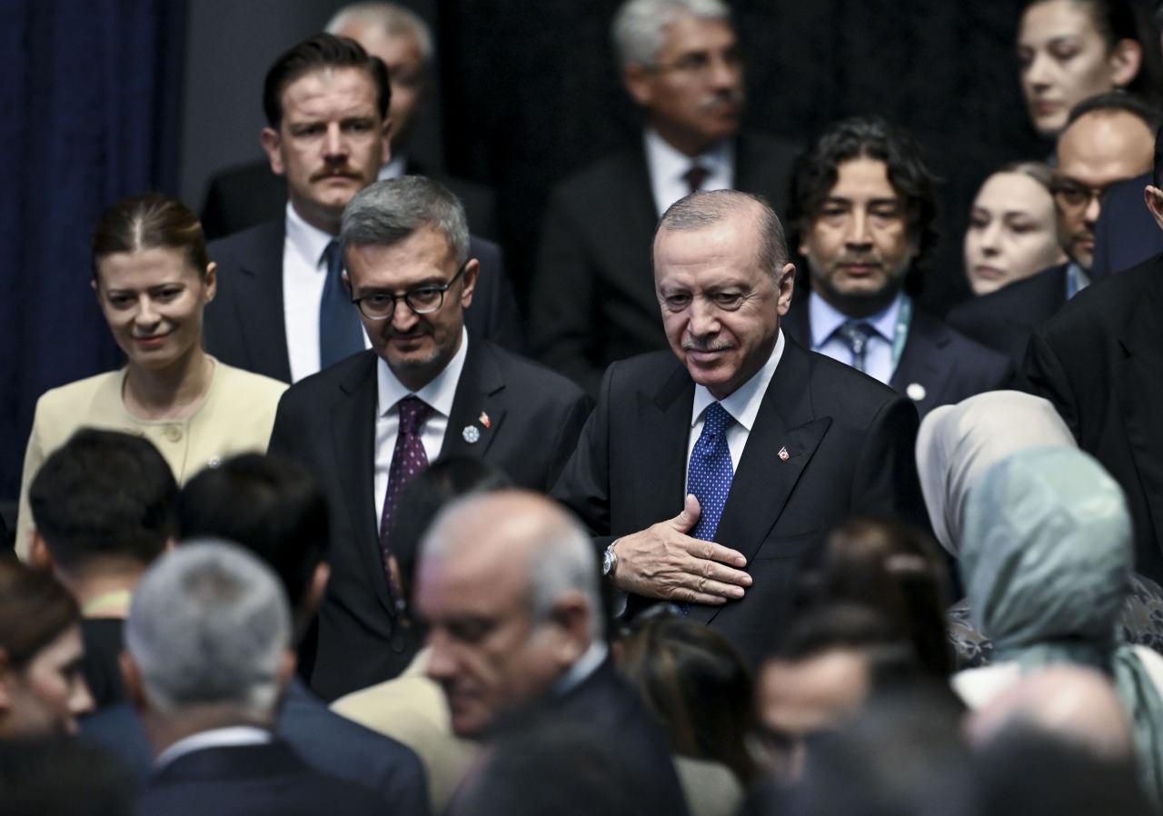 Cumhurbaşkanı Recep Tayyip Erdoğan ve Cumhurbaşkanlığı İletişim Başkanı Burhanettin Duran, ATO Congresium’da düzenlenen ‘’2. İletişim Şurası’’na katıldı.