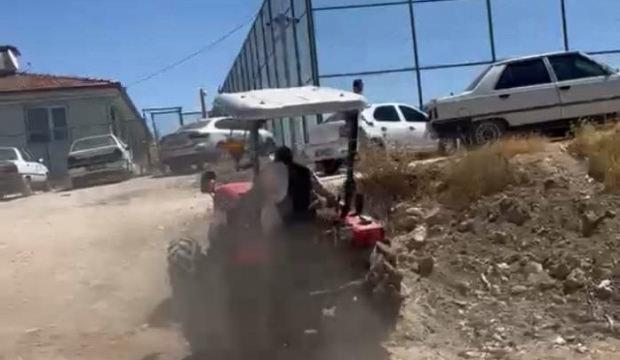 Malatya'da hayvan otlatma kavgası: Husumetlilerinin &uuml;zerine trakt&ouml;r s&uuml;rd&uuml;