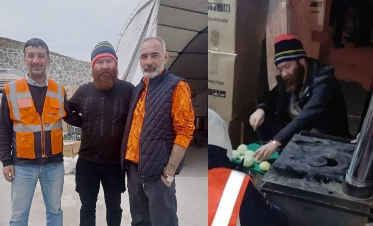 Merhum Eren Kaşık&ccedil;ı Hataylıları yalnız bırakmamıştı! Depremzedelere 3 &ouml;ğ&uuml;n yemek pişirmişti