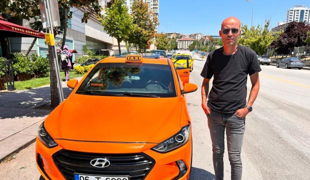 Ankara haberleri Götüreceği yeri duyunca inanamadı! Taksicinin başına talih kuşu kondu