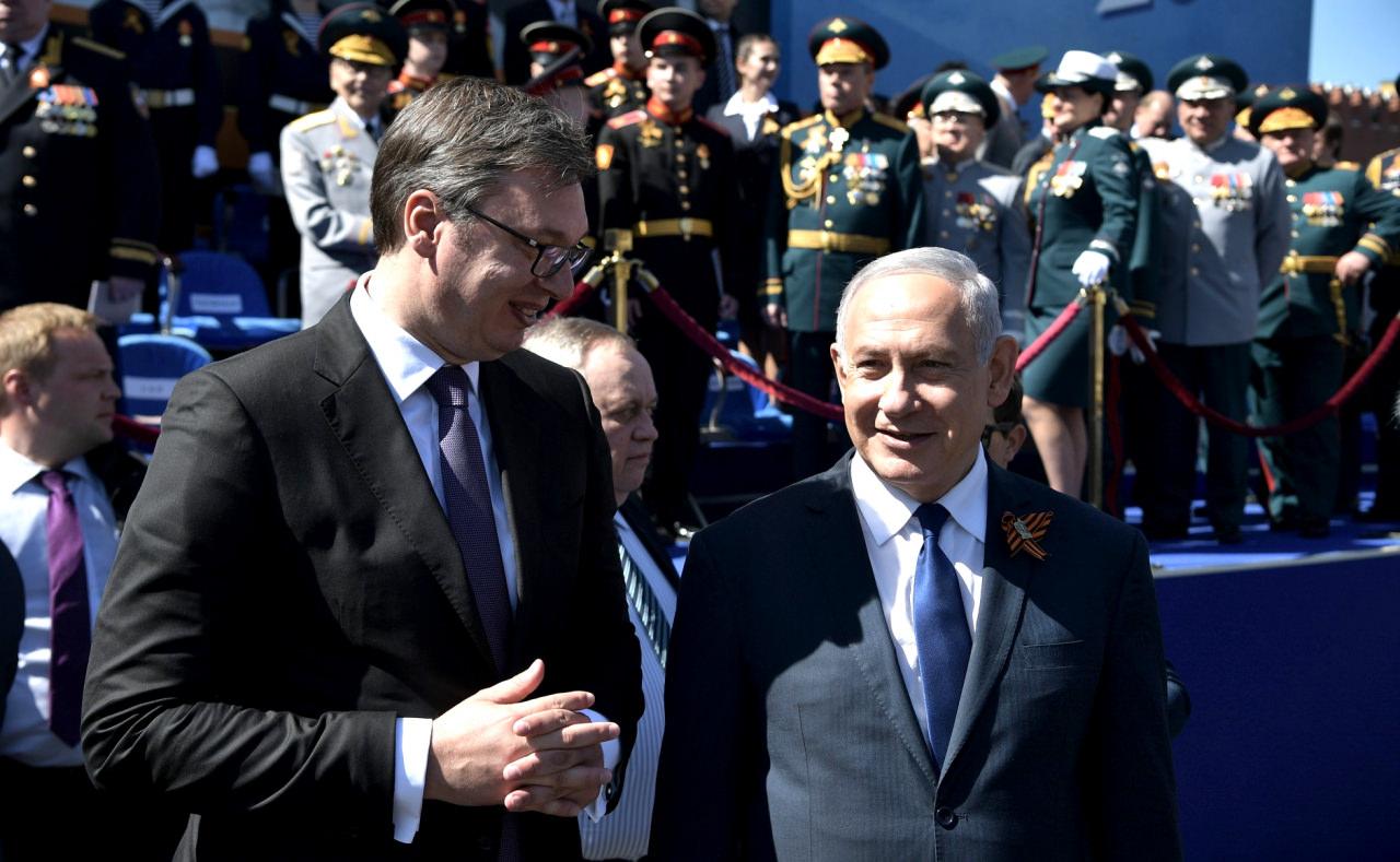 Aleksandr Vucic ve BinyamiN Netanyahu