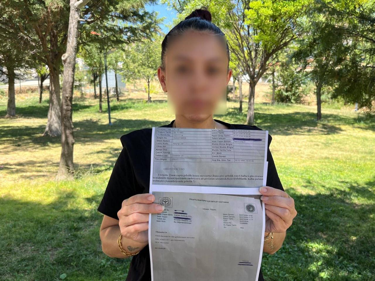 7 haftalık hamile kadından 'boş gebelik olabilir' raporu verildiğini öne sürdüğü hastane için suç duyurusu.