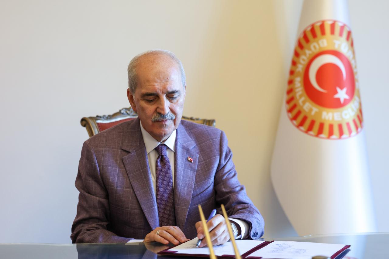 NUman Kurtulmuş yasa teklifini imzaladı