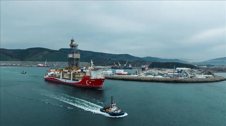 Türkiye Sakarya Gaz Sahası'nda doğal gaz sondajı yapıyor