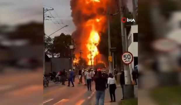 Brezilya'da yangın felaketi: Kimya tesisinde art arda patlamalar!
