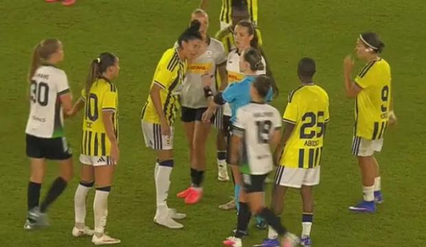 Fenerbah&ccedil;e'nin Şampiyonlar Ligi ma&ccedil;ında akılalmaz olay! Hakem karşılaşmayı erken bitirdi