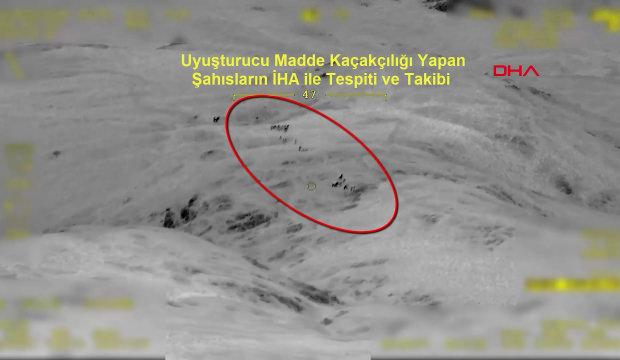 Havadan JİHA takip etti, karadan jandarma bastı: 253 kilo esrar yakalandı!