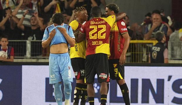 İsmail K&ouml;ybaşı'nın j&uuml;bile ma&ccedil;ında G&ouml;ztepe, Trabzonspor'u mağlup etti