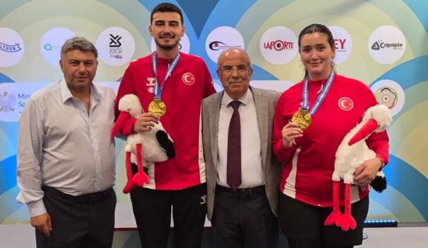 Milli sporcular tarih yazdı! Şimal Yılmaz ve Fahrettincan Er Avrupa Şampiyonu
