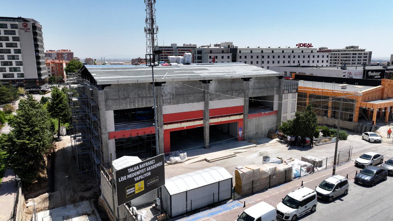 Yıl sonu müjdesi Başkan Altay’dan geldi: Lise Medeniyet Akademisi’nde inşaat yükseliyor