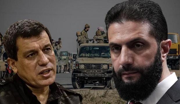 Suriye Cumhurbaşkanı Şara, YPG elebaşlarından Ferhat Abdi Şahin ile g&ouml;r&uuml;şt&uuml;