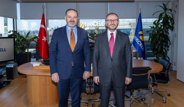 TRT Genel M&uuml;d&uuml;r&uuml; Sobacı&rsquo;dan Turkcell Y&ouml;netim Kurulu Başkanı Kazancı&rsquo;ya ziyaret