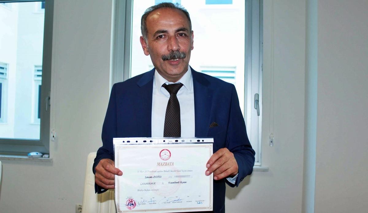 Çanakkale Eceabat Belediye Başkanı Saim Zileli