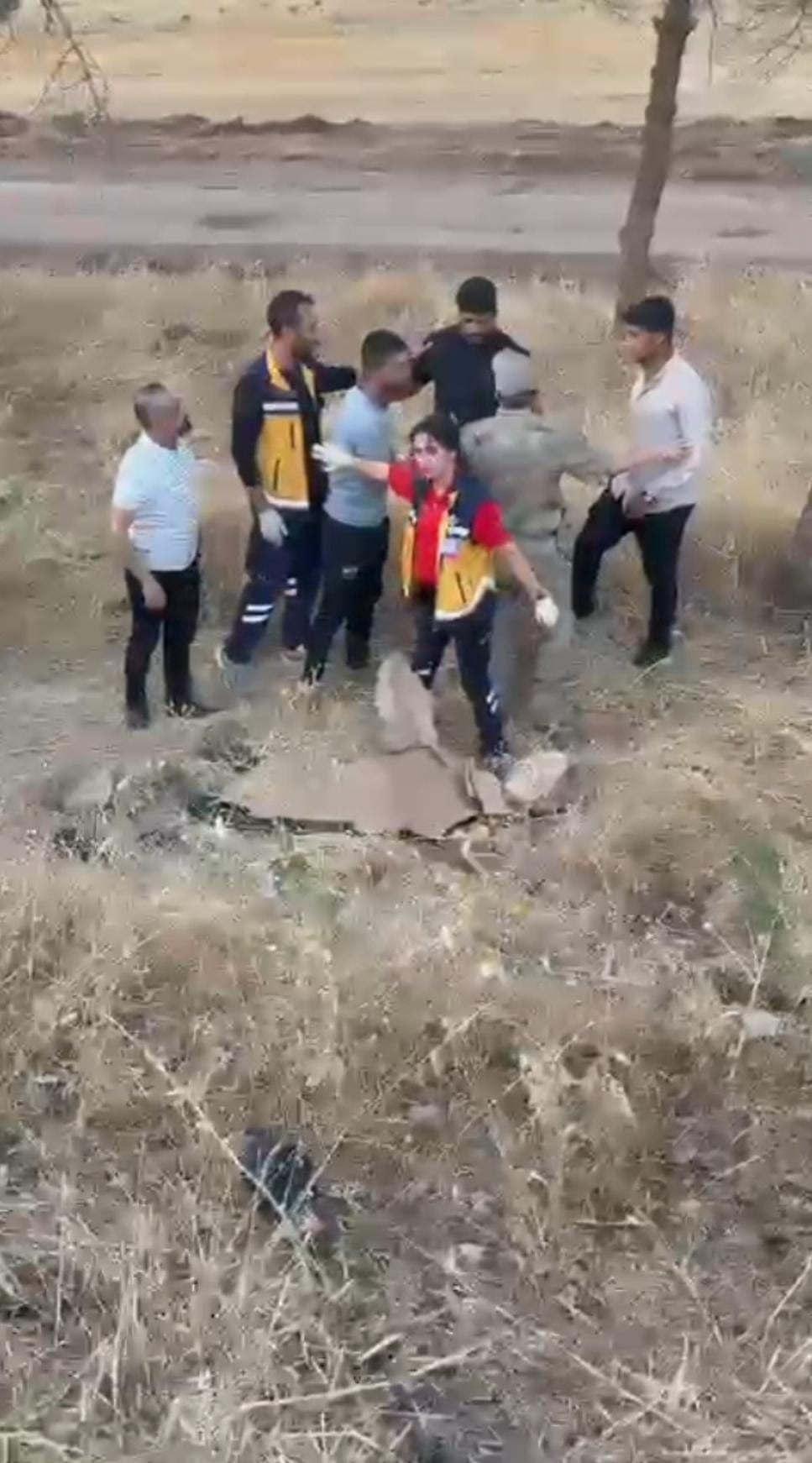 Kazanın yaşandığı olay yeri. 