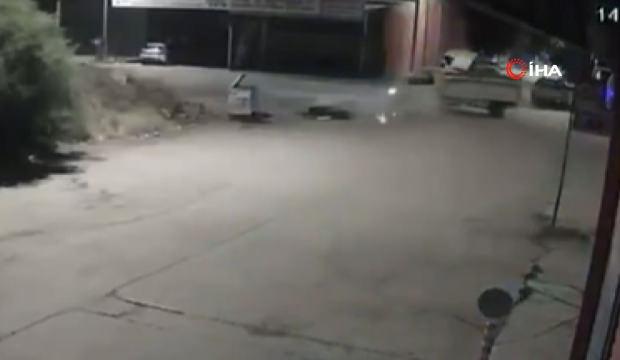 Ankara'da gen&ccedil; motorcuyu hayattan koparan feci kazanın g&ouml;r&uuml;nt&uuml;leri ortaya &ccedil;ıktı 