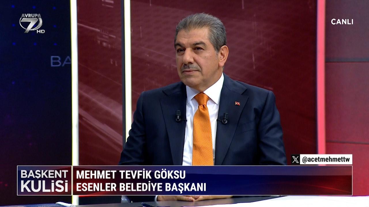 Mehmet Tevfik Göksu, Kanal7'de Başkent Kulisi programının konuğu oldu.