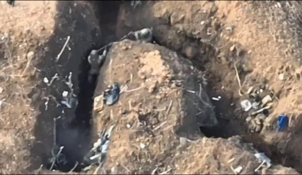 Ukrayna ve Rusya arasında kan donduran siper savaşları! İşte o g&ouml;r&uuml;nt&uuml;ler