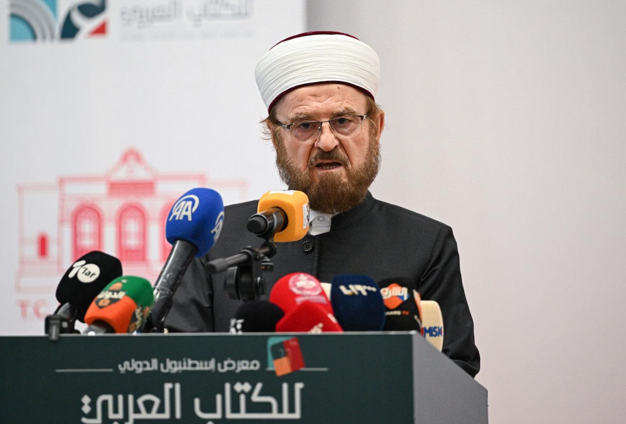 Açılışa konuk olan Dünya Müslüman Alimler Birliği Başkanı Prof. Dr. Ali Muhyiddin Karadaği