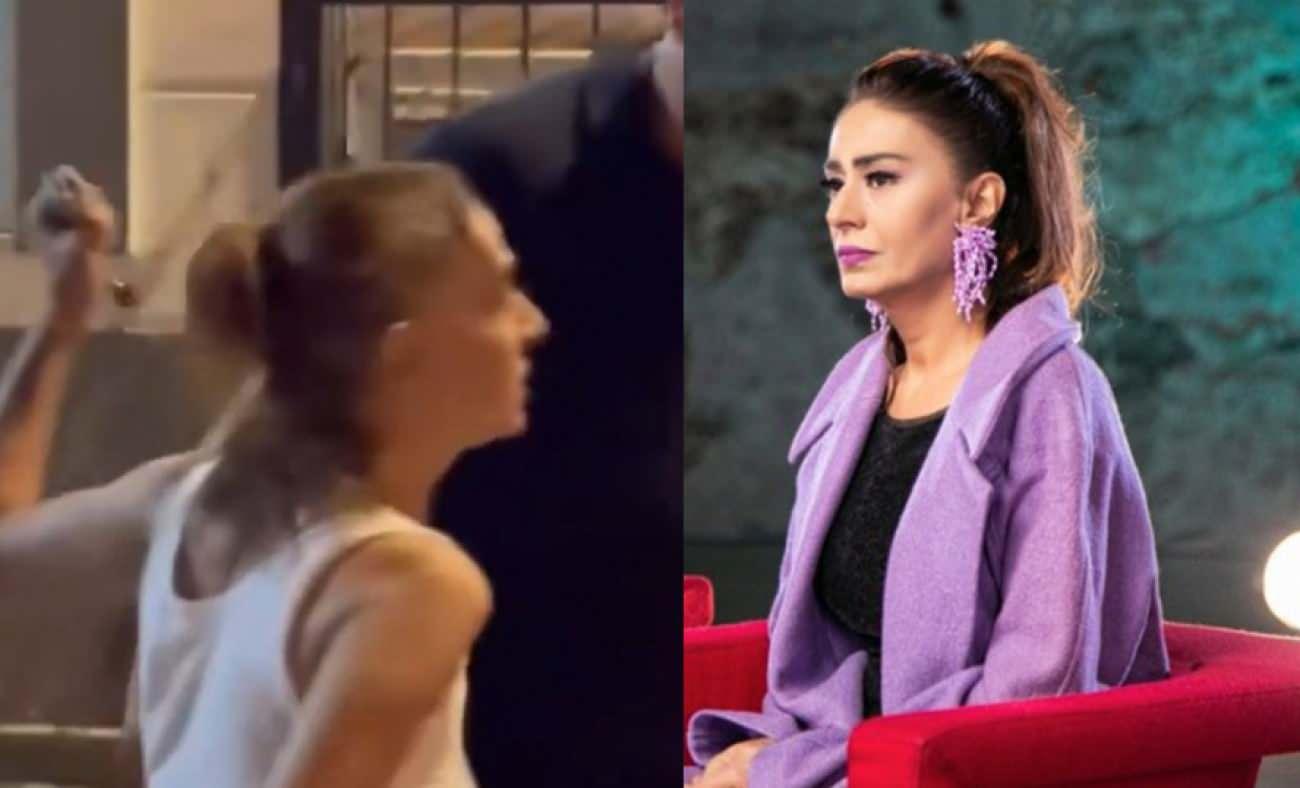 Yıldız Tilbe'den g&uuml;venlik g&ouml;revlisine sert tepki: "Sana bir &ccedil;akarım gidersin"