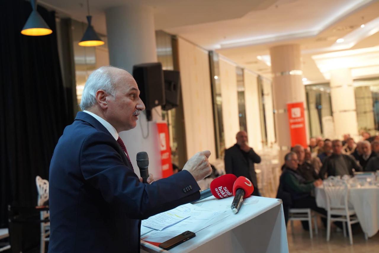 Saadet Partisi İstanbul Milletvekili Birol Aydın, Çekmeköy'de parti teşkilatının düzenlemiş olduğu bir iftar programında konuşma yaparken, 15 Mart 2026