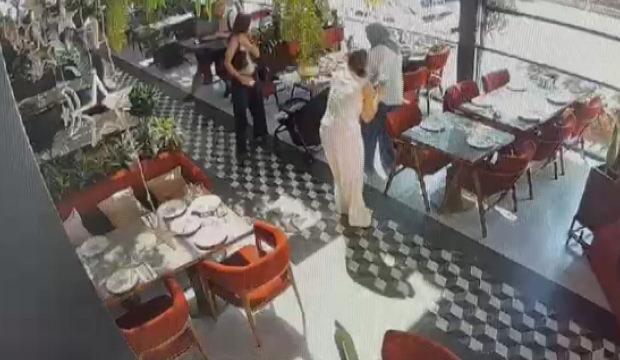 Zeytinburnu'nda restorana silahlı saldırı kamerada: 2 yaralı