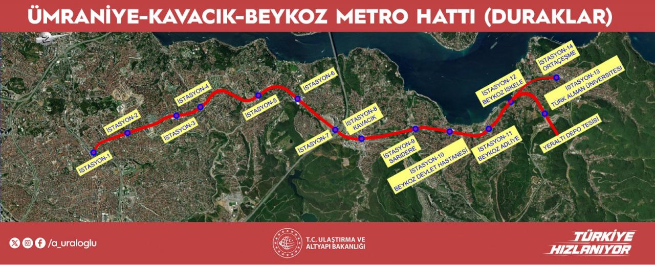 Trafiğe nefes aldıracak dev proje: 14 duraklı yeni metro hattı geliyor