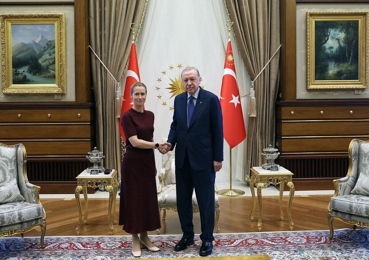 Cumhurbaşkanı Recep Tayyip Erdoğan, Avrupa Birliği (AB) Dış İlişkiler ve Güvenlik Politikası Yüksek Temsilcisi Kaja Kallas ile beraberindeki AB Komisyonunun Genişlemeden Sorumlu Üyesi Marta Kos ile İçişleri ve Göçten Sorumlu Üyesi Magnus Brunner’i Cumhurbaşkanlığı Külliyesinde kabul etti, 30 Haziran 2026