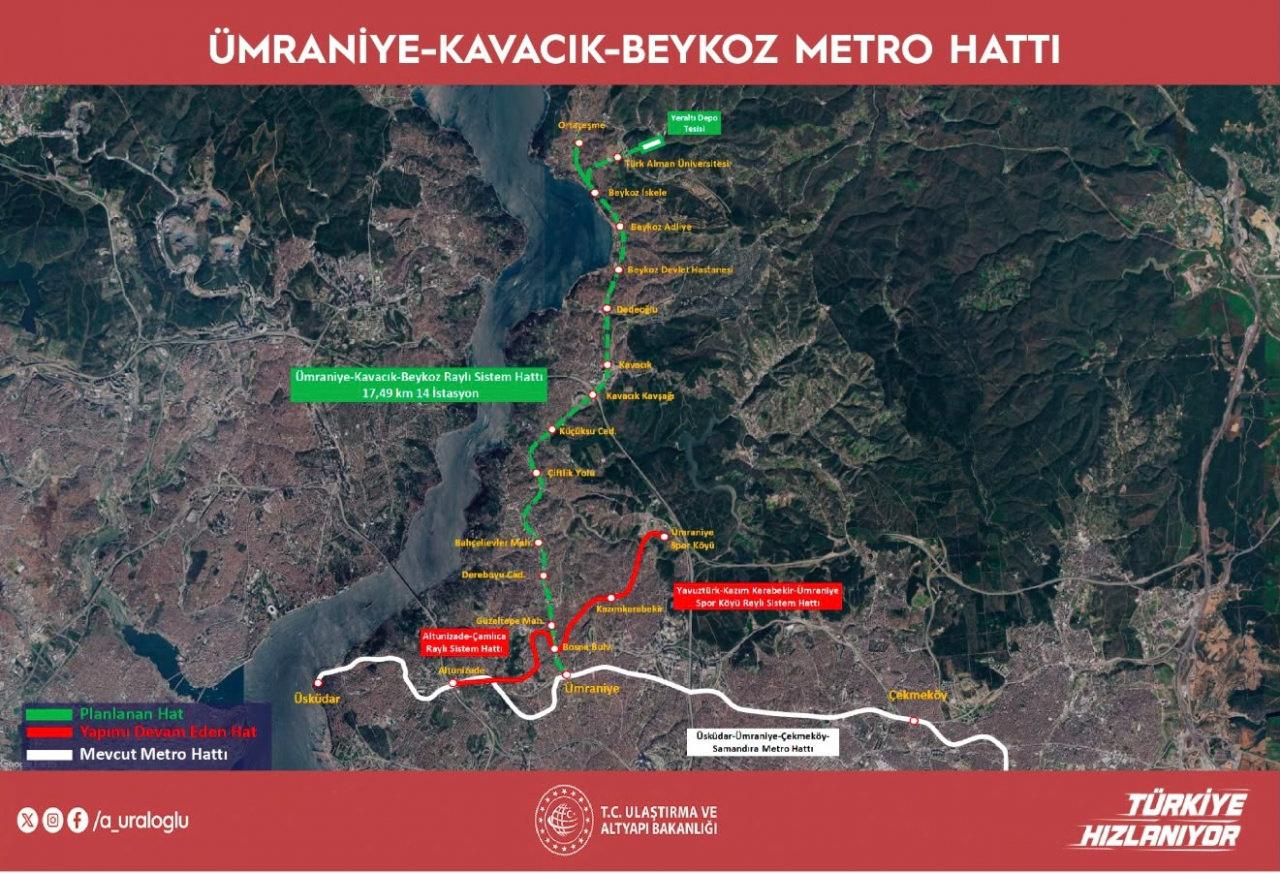 Trafiğe nefes aldıracak dev proje: 14 duraklı yeni metro hattı geliyor