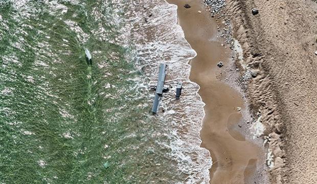 Arnavutk&ouml;y Karaburun Sahili'nde İHA bulundu! SAS komandoları imha edecek