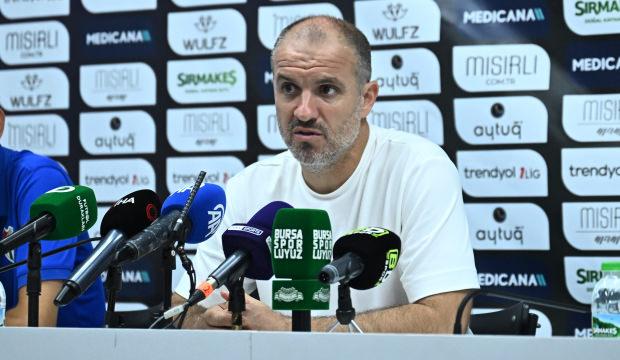 Bursaspor'un hocası ateş p&uuml;sk&uuml;rd&uuml;! "Eyyamcılık yaptı"