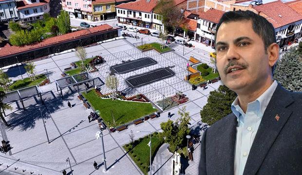 &Ccedil;orum Tarihi Kent Meydanı yenilendi: Bakan Kurum o g&ouml;r&uuml;nt&uuml;leri paylaştı