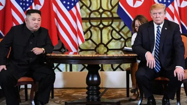 Kuzey Kore lideri Kim Jong-un ve ABD Başkanı Donald Trump