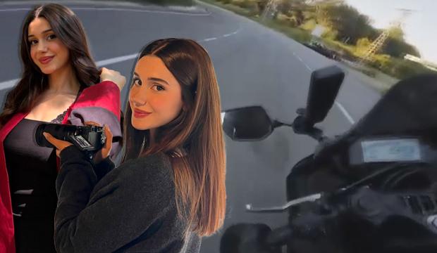 Mezuniyet sevincinden acı sona: Gen&ccedil; psikoloğun &ouml;ld&uuml;ğ&uuml; anlar kask kamerasında