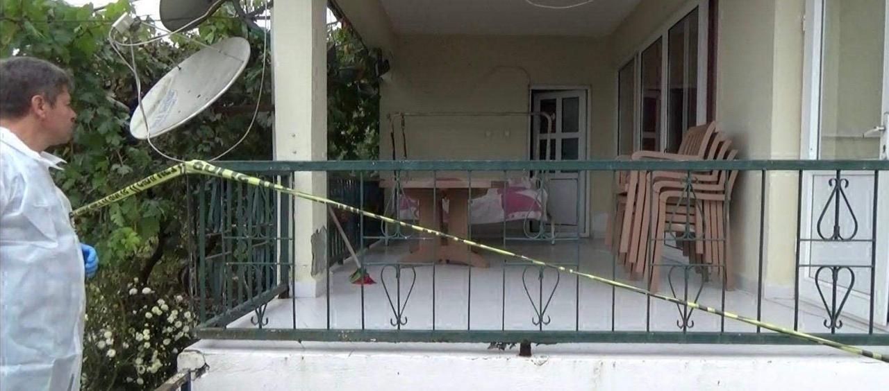 Cinayetin işlendiği ev.