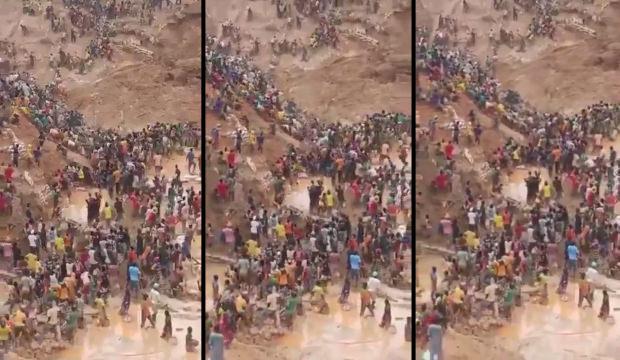 Orta Afrika Cumhuriyeti'nde altın madeni &ccedil;&ouml;kt&uuml;: 107 &ouml;l&uuml;!