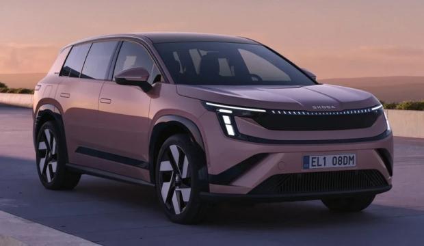 Skoda elektrikli SUV'u Peaq'in seri &uuml;retimine başladı