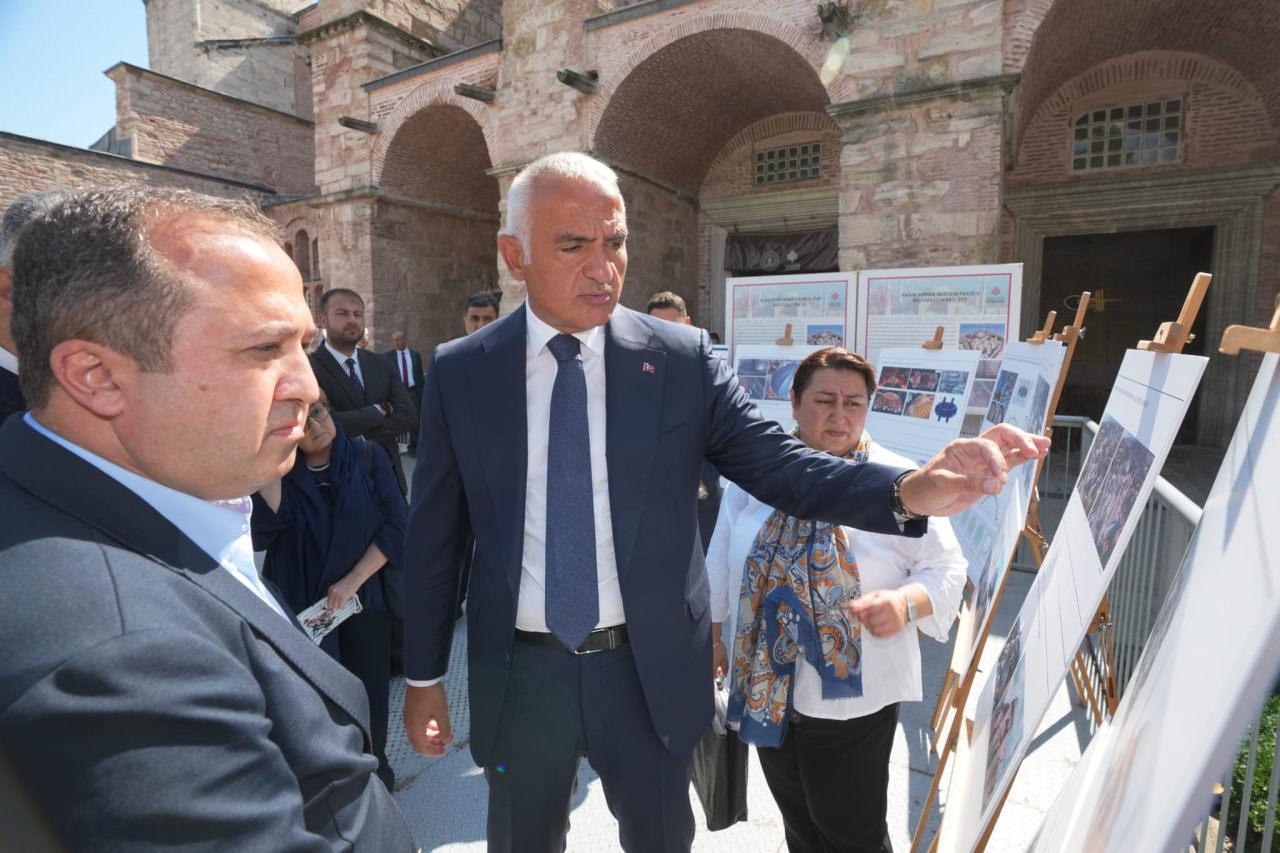 Devasa kubbe dış yüzeyden güçlendirilecek.