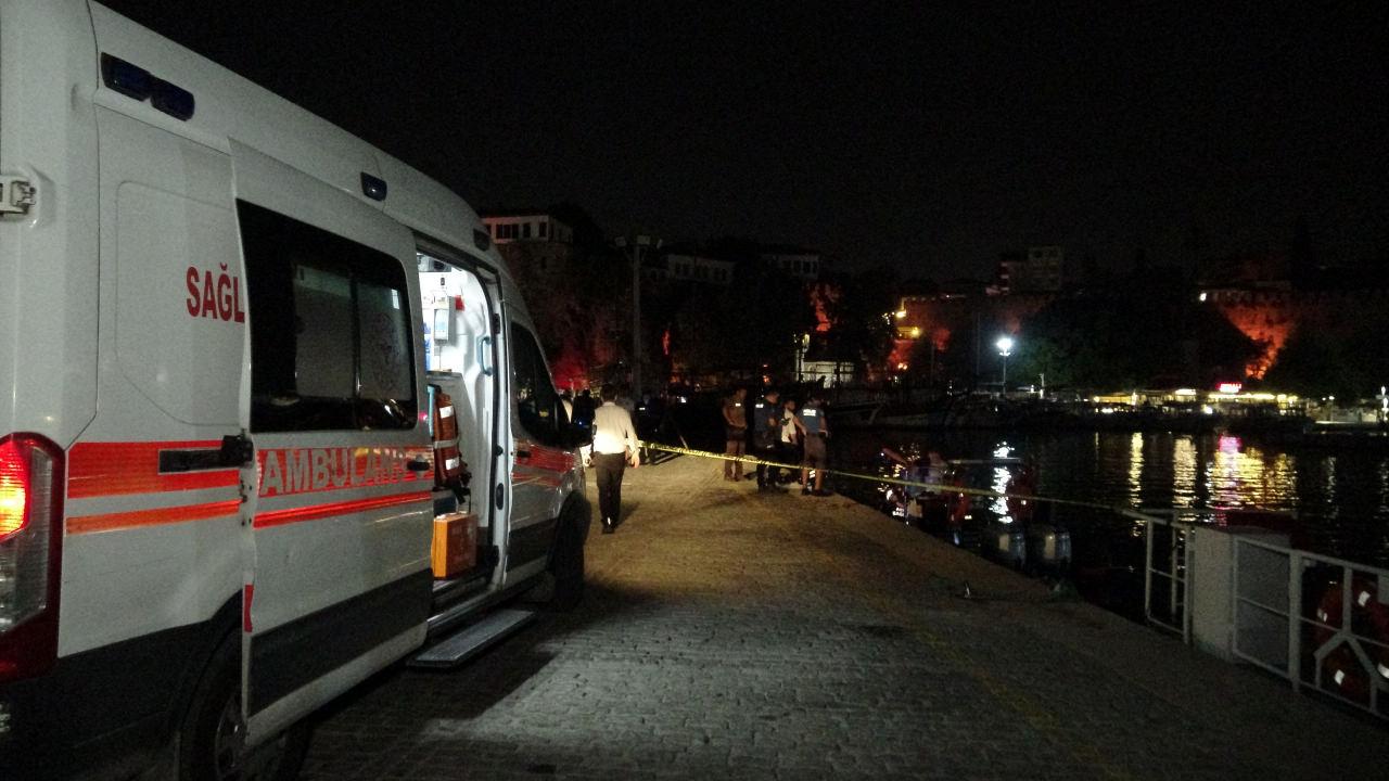 Ahmet Gözenbay'ın cansız bedeninin bulunduğu olay yeri.