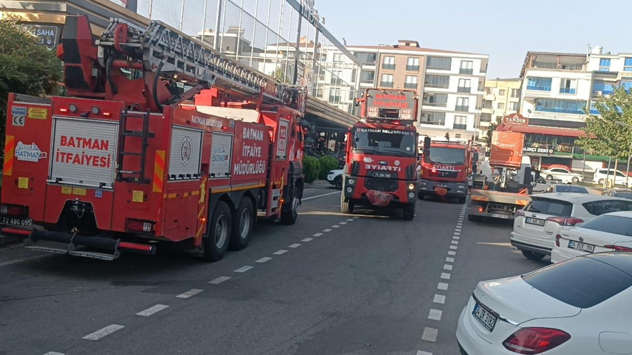 Yangın yerinden görüntüler