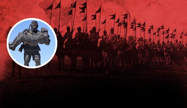 Evde bıraktığı oğluyla cephede karşılaştı, kollarında şehit d&uuml;şt&uuml;: &Ccedil;etmili Kara Ali &Ccedil;avuş