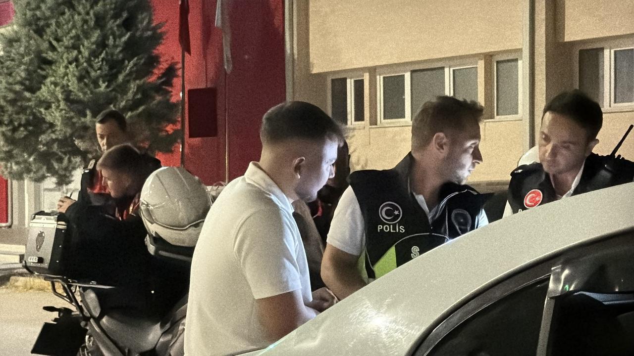 Kaçan sürücü yakalandı.