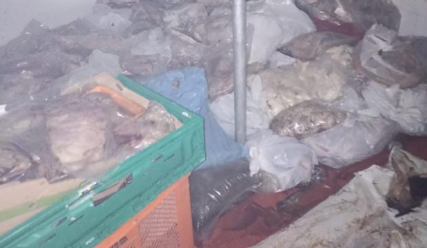 Muğla'da k&ouml;t&uuml; koku gıda skandalına g&ouml;t&uuml;rd&uuml;: 400 kilogram bozuk et ele ge&ccedil;irildi