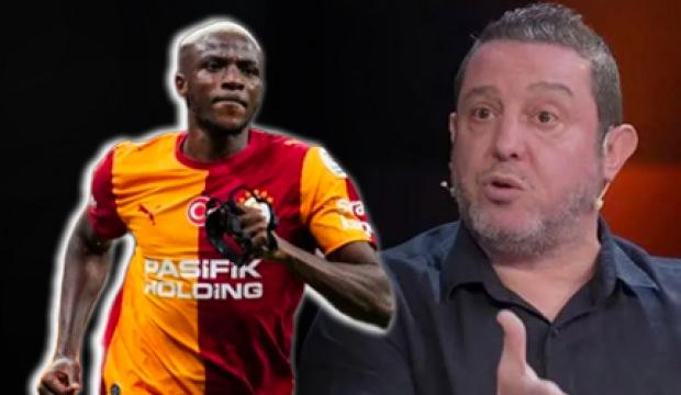 Nihat Kahveci Victor Osimhen'i &ouml;ve &ouml;ve bitiremedi! 'Onu pamuklara sarsınlar'