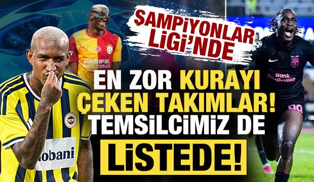 Şampiyonlar Ligi'nde en zor kurayı &ccedil;eken takımları duyurdular! Temsilcimiz de listede