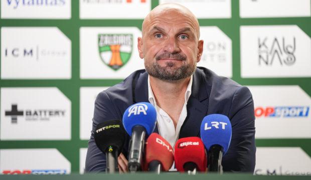 Zalgiris'in hocası Beşiktaş galibiyeti sonrası konuştu: Yendiğimize inanamıyorum