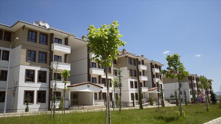 Bloklar halinde yapılmış konutlar
