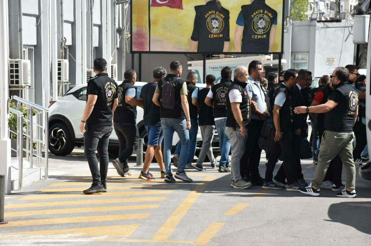 Olayla ilgili tutuklanan sanıklar. 